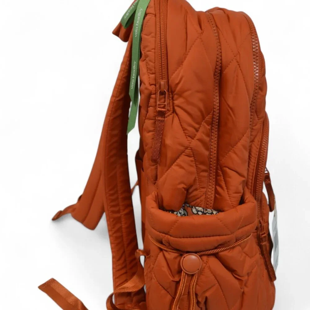 Vera Bradley Orange Quilted Backpack